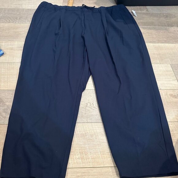 OLD NAVY WOMENS HIGH RISE BILLIE COMFORT WAIST BLUE PANTS NEW 3X - Picture 2 of 10